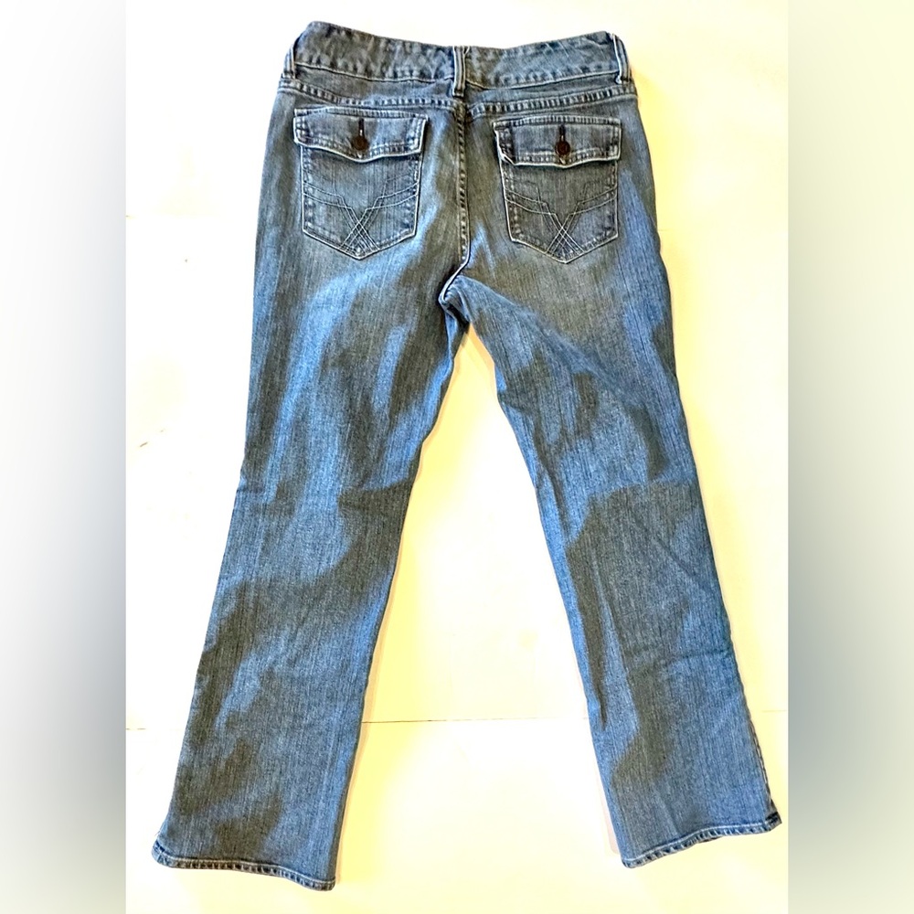 Y2K Gap Curvy Light Wash Flap Button Pocket Jeans size 10 - Picture 7 of 11